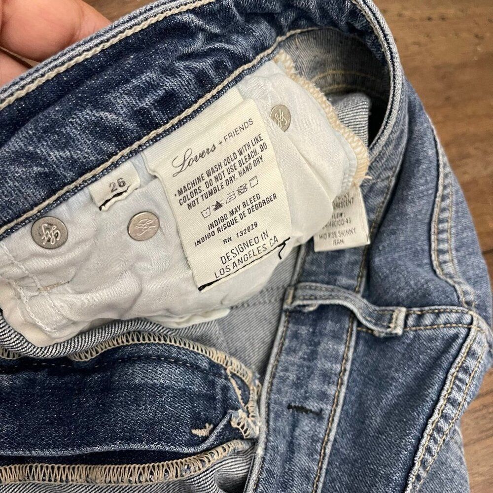 Lover + Friends Ricky Crescent Jeans - Picture 9 of 10